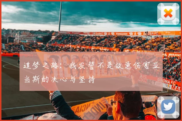 追梦之路：我发誓不是故意伤害亚当斯的决心与坚持
